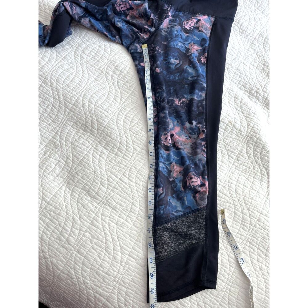 Lululemon If You're Lucky Crop Pant Legging Sz 4 Navy Blue Yoga Gym Fitness - Picture 10 of 10